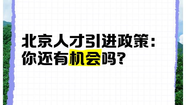 紧缺人才引进政策分析与推荐